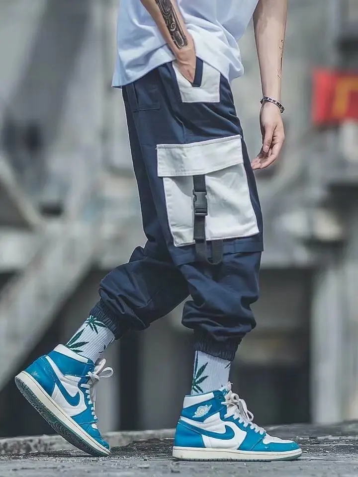 Men's Splicing Pants New Style HipHop Overalls Fashion Pants New Male Summer Soft Cool Loose Outdoor Streetwear
Men's Splicing Pants New Style HipHop Overalls Fashion Pants New Male Summer Soft Cool Loose Outdoor Streetwear
