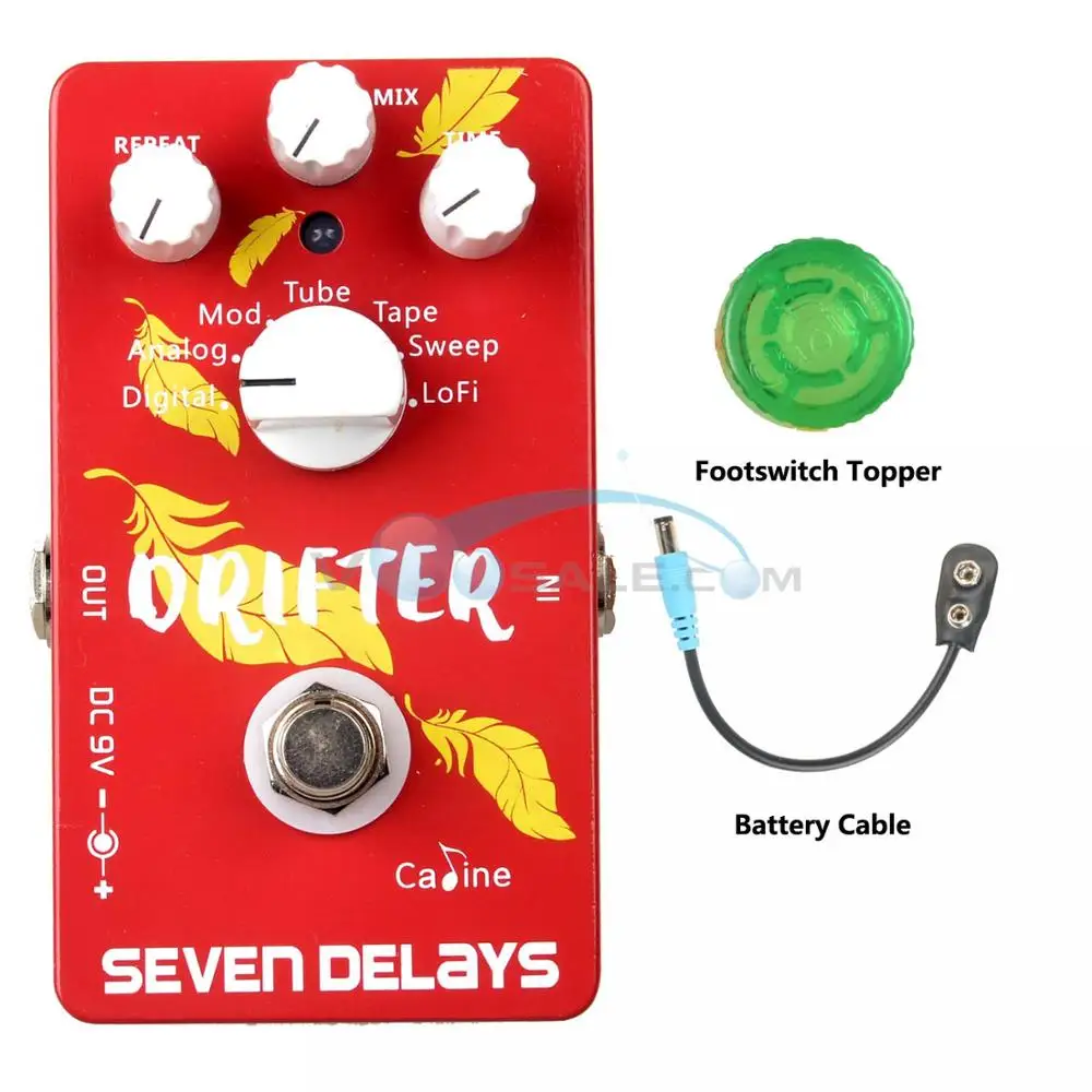 Caline CP-37 Seven Delays Guitar Effect Pedal Digital Circuit Design True Bypass Pedal Effect Aluminum-alloy Guitar Accessories
Caline CP-37 Seven Delays Guitar Effect Pedal Digital Circuit Design True Bypass Pedal Effect Aluminum-alloy Guitar Accessories