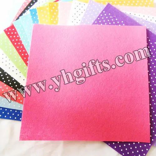 17PCS/LOT.Printed spot felt sheets,Non-woven fabrics,Fantastic creative,Craft material,17 color,30x30cm,1mm thick,Freeshipping
17PCS/LOT.Printed spot felt sheets,Non-woven fabrics,Fantastic creative,Craft material,17 color,30x30cm,1mm thick,Freeshipping