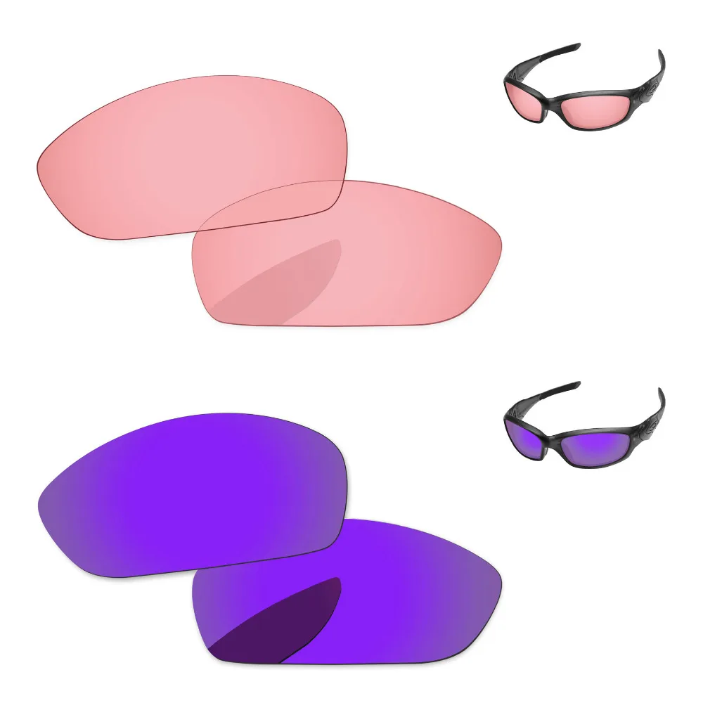 Плазма фиолетовый и кристально розовый 2 пары Сменные линзы для прямой куртки 2007 солнцезащитные очки оправа 100% UVA & UVB защита
Плазма фиолетовый и кристально розовый 2 пары Сменные линзы для прямой куртки 2007 солнцезащитные очки оправа 100% UVA & UVB защита