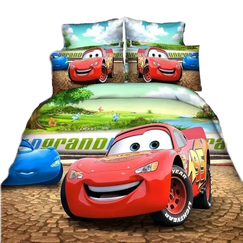 3D Printed Lightning McQueen Car Bedding Set Twin Size Duvet Covers Single Bed Fitted sheet for Kids Boys Bedroom Decor 3-4 pcs
3D Printed Lightning McQueen Car Bedding Set Twin Size Duvet Covers Single Bed Fitted sheet for Kids Boys Bedroom Decor 3-4 pcs