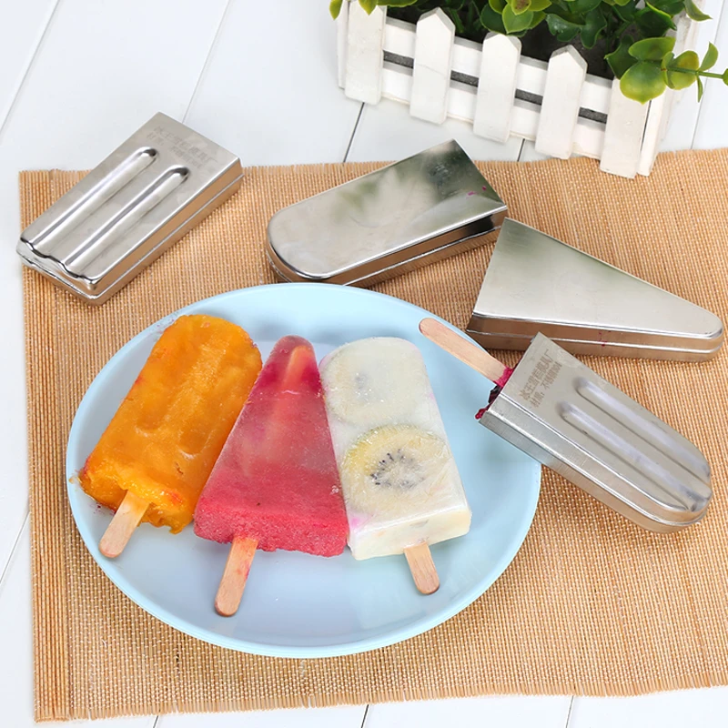 Creative Ice Cream Making Tools Pop Mold Popsicle Lolly Mould Stainless Steel DIY Ice Cube Tray Pan Kitchen Icing Tools
Creative Ice Cream Making Tools Pop Mold Popsicle Lolly Mould Stainless Steel DIY Ice Cube Tray Pan Kitchen Icing Tools