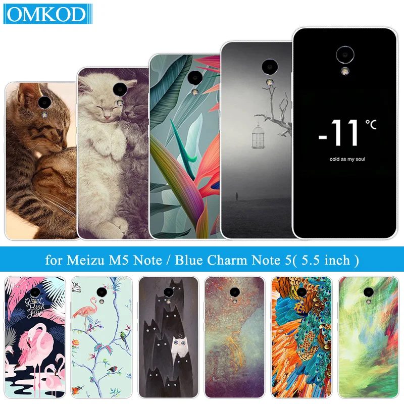 5 дюймов для Meizu M5 Note чехол Роскошный мягкий силиконовый Fundas задняя крышка на