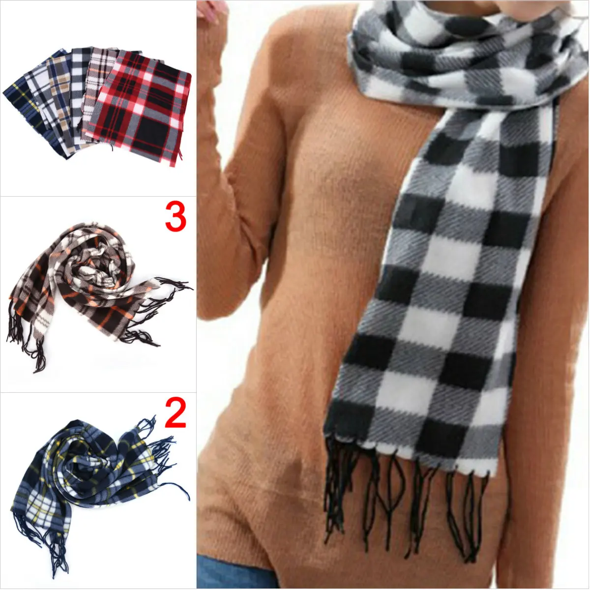 1PC fashion 31 cm Geometric Plaid Scarf Shawl For Women Men Wool Blend Wrap Winter Warm Scarf
1PC fashion 31 cm Geometric Plaid Scarf Shawl For Women Men Wool Blend Wrap Winter Warm Scarf