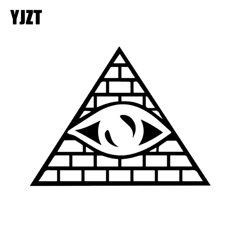 YJZT 13.9*10.7CM Interesting Triangles And Eye Silhouette Graphics Car Sticker Vinyl Accessories Decor C12-0542
YJZT 13.9*10.7CM Interesting Triangles And Eye Silhouette Graphics Car Sticker Vinyl Accessories Decor C12-0542