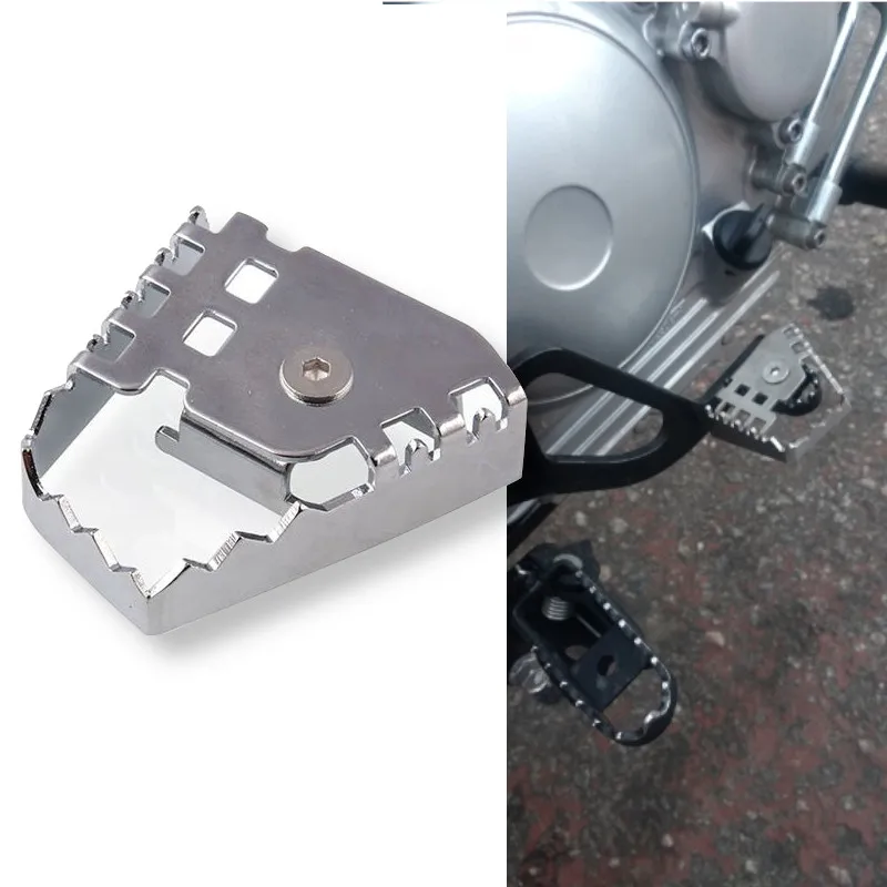 Motorcycle Silver Rear Foot Brake Lever Pedal Peg Pad Extension Enlarge Extender For BMW R1200GS F800GS F700GS F650GS R1150GS
Motorcycle Silver Rear Foot Brake Lever Pedal Peg Pad Extension Enlarge Extender For BMW R1200GS F800GS F700GS F650GS R1150GS