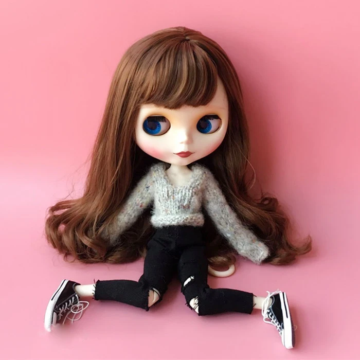 T02-X004 Blyth Doll clothes 1/6 dolls Accessories handmade Sweater hole jeans 2pcs/set
T02-X004 Blyth Doll clothes 1/6 dolls Accessories handmade Sweater hole jeans 2pcs/set
