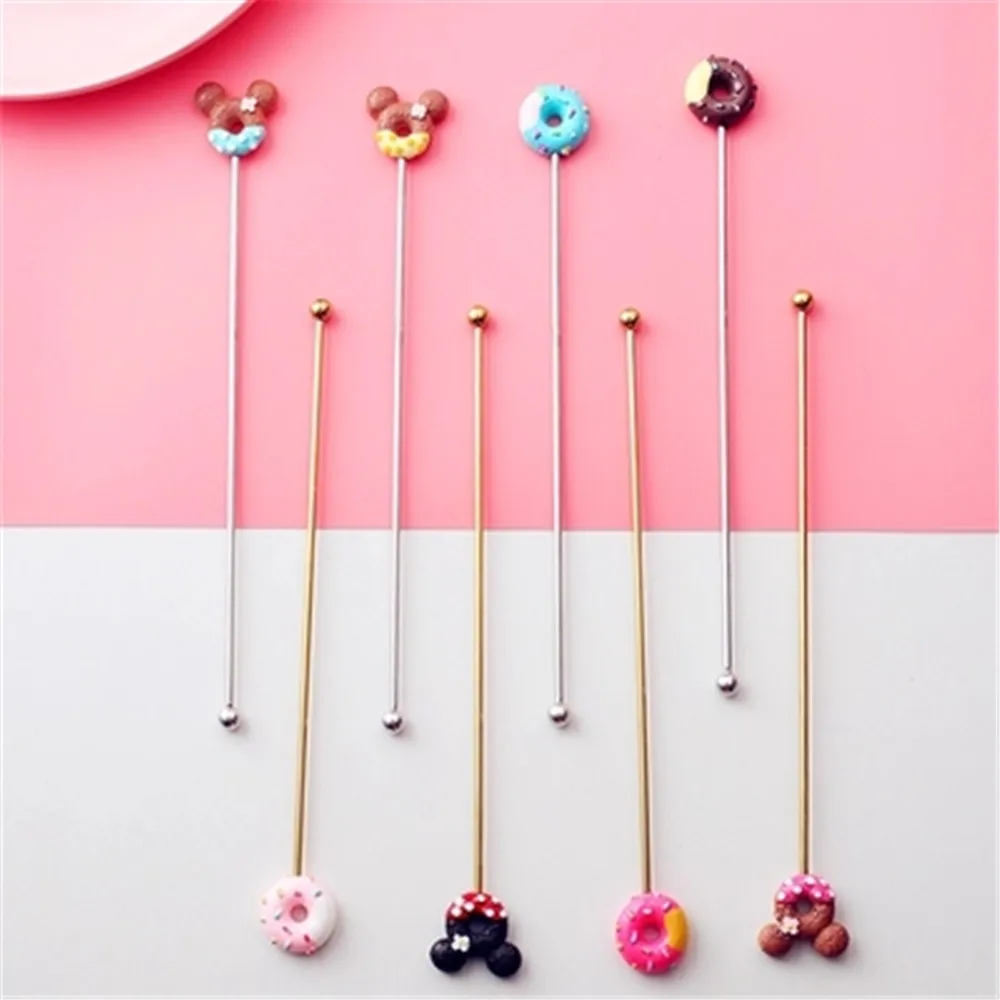 Donuts Stainless Steel Stir Bar Spoon liquor Tea Milk Coffee Churn Mix Bars Cartoon Cute Lovely Long Spoon Tableware 1pcs
Donuts Stainless Steel Stir Bar Spoon liquor Tea Milk Coffee Churn Mix Bars Cartoon Cute Lovely Long Spoon Tableware 1pcs