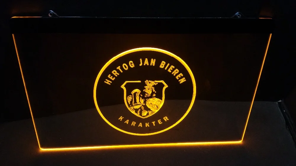 B152 Hertog Jan Bieren Karakter Пивной бар Паб светодиодный неоновый светильник оптовая