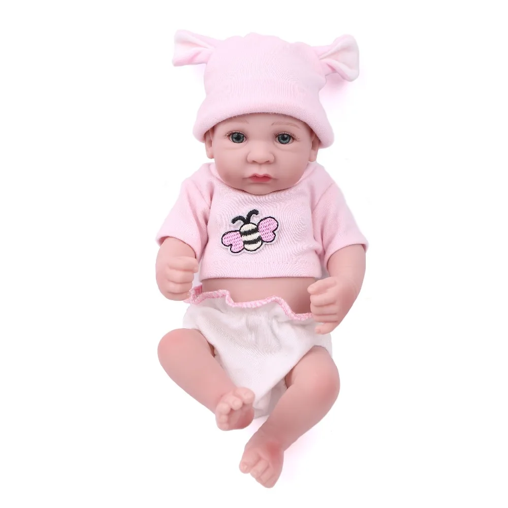 KAYDORA 10 дюймовая мягкая виниловая кукла Bebe Reborn Реалистичная Girl модная Кукла для