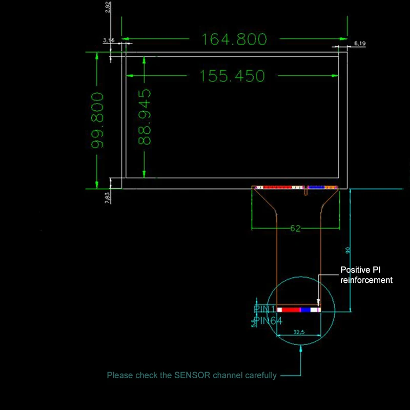 7inch 164*99mm 165*100mm 99*164mm 100*165mm 10Point Touch 16:9 Capacitive Screen + USB Control Card
7inch 164*99mm 165*100mm 99*164mm 100*165mm 10Point Touch 16:9 Capacitive Screen + USB Control Card