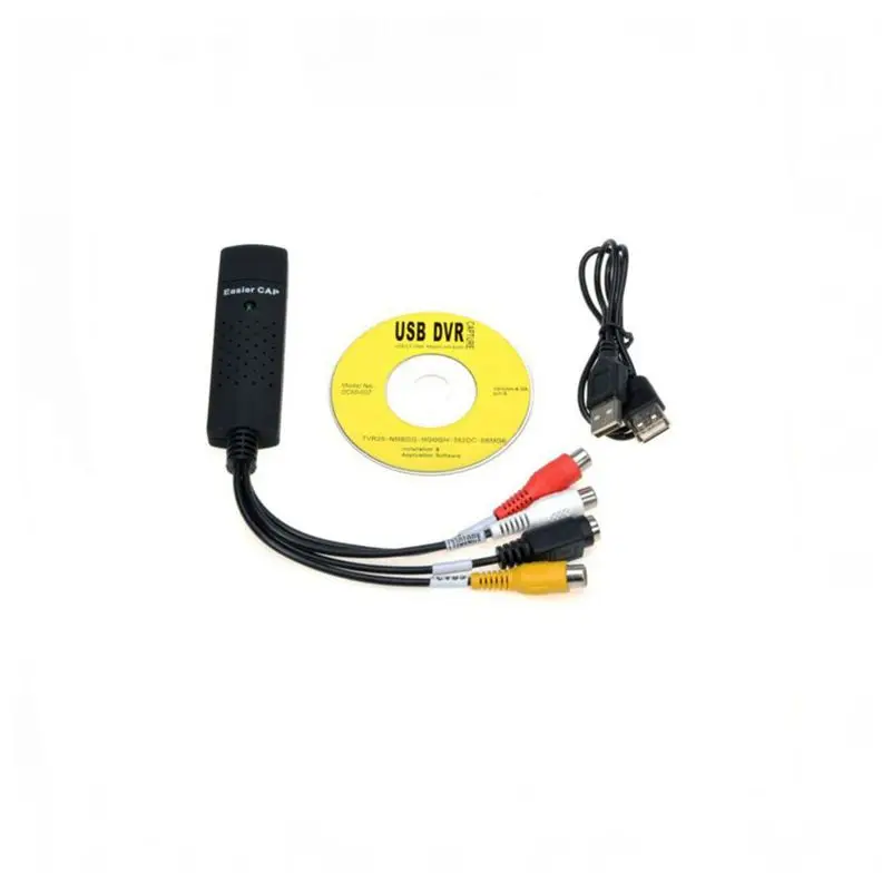 Фирменная Новинка Easycap USB 2.0 Видео ТВ DVD VHS карты захвата адаптер для компьютера/cc