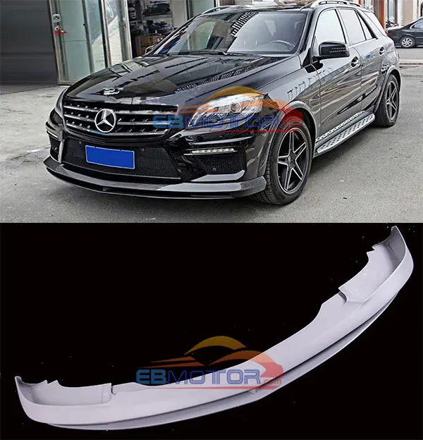 Неокрашенные волокна стекло передний спойлер для Benz W166 ML63 12-14 M149F | Автомобили и