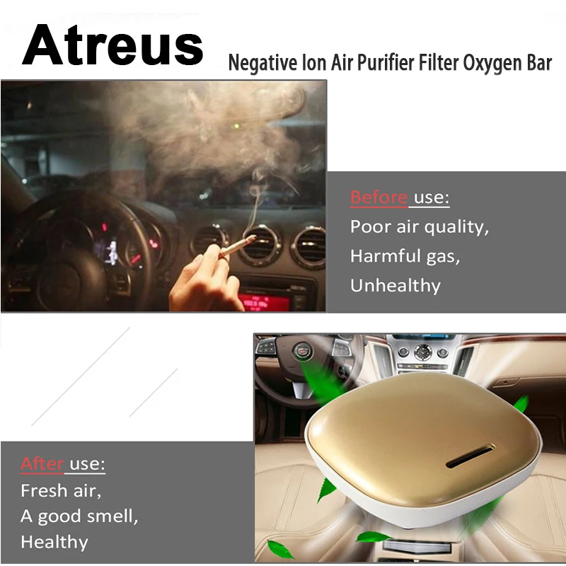 Atreus Car Negative Ion Air Purifier Filter Oxygen Bar Deodorizer For Lexus Honda Civic Opel astra h j Mazda Kia Rio Ceed Volvo
Atreus Car Negative Ion Air Purifier Filter Oxygen Bar Deodorizer For Lexus Honda Civic Opel astra h j Mazda Kia Rio Ceed Volvo