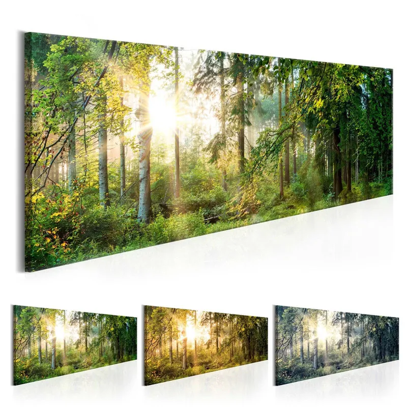Green Trees and Sunshine Wall Art Natural Landscape Posters and Prints Canvas Painting Pictures for Living Room Home Decoration
Green Trees and Sunshine Wall Art Natural Landscape Posters and Prints Canvas Painting Pictures for Living Room Home Decoration