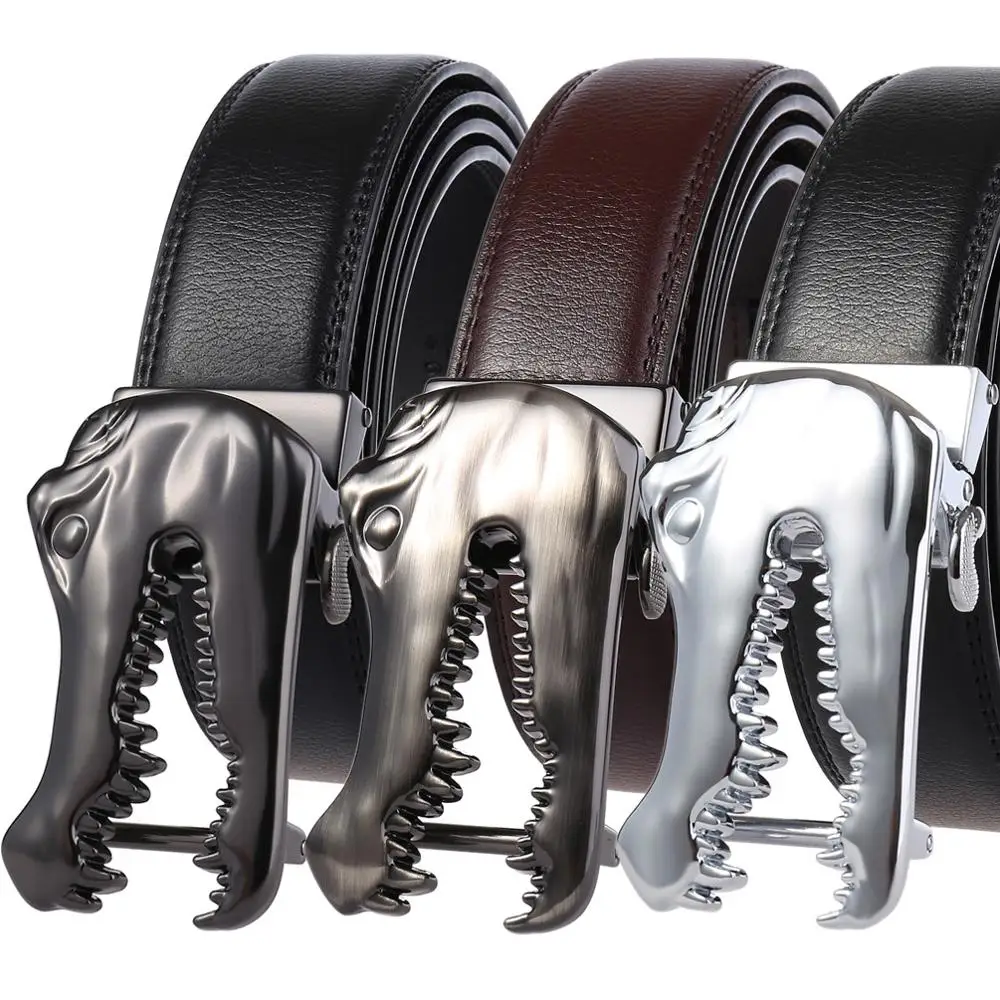 2019 Top Sale Popular Leather Belt New Crocodile Automatic Buckle Cowhide Designer Men Black Belt Brand Business Male Belts
2019 Top Sale Popular Leather Belt New Crocodile Automatic Buckle Cowhide Designer Men Black Belt Brand Business Male Belts