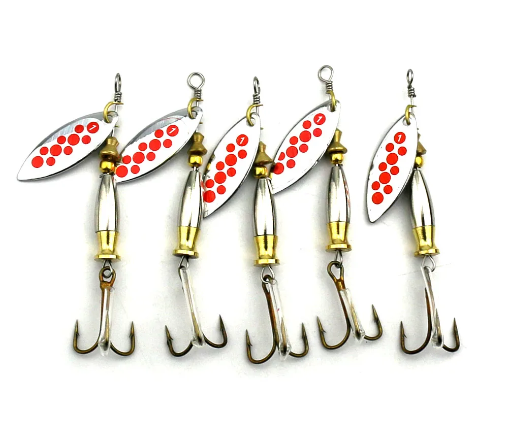 5pcs Spoon Fishing Lure Spinnerbait 7.8cm 8.1g Sequin Metal Pike Bass Spinner Bait Isca Artificial Hook Fishing Tackle (SP154)
5pcs Spoon Fishing Lure Spinnerbait 7.8cm 8.1g Sequin Metal Pike Bass Spinner Bait Isca Artificial Hook Fishing Tackle (SP154)