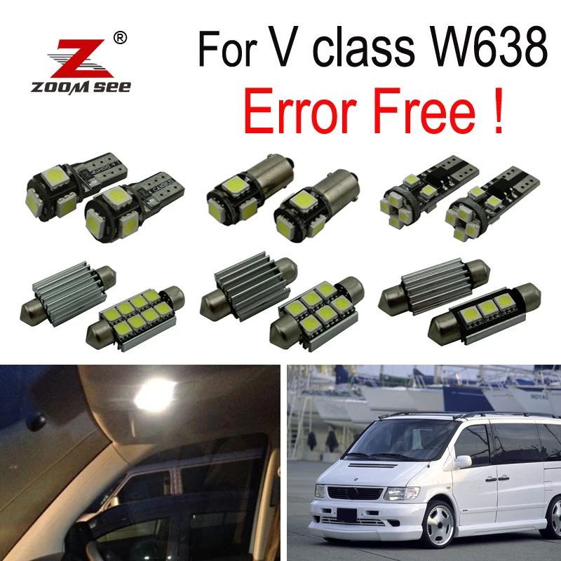 Светодиодный номерной знак для Mercedes V class W638, 638 /2, V200, V220, V230, V280, 13 шт.
Светодиодный номерной знак для Mercedes V class W638, 638 /2, V200, V220, V230, V280, 13 шт.