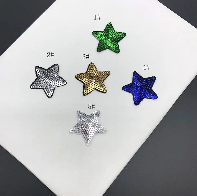 New arrival 20 pcs 3.5cm Stars Sequins Embroidered patches iron on Jeans coat tshirt bag dress decor repair Motif accessory diy
New arrival 20 pcs 3.5cm Stars Sequins Embroidered patches iron on Jeans coat tshirt bag dress decor repair Motif accessory diy