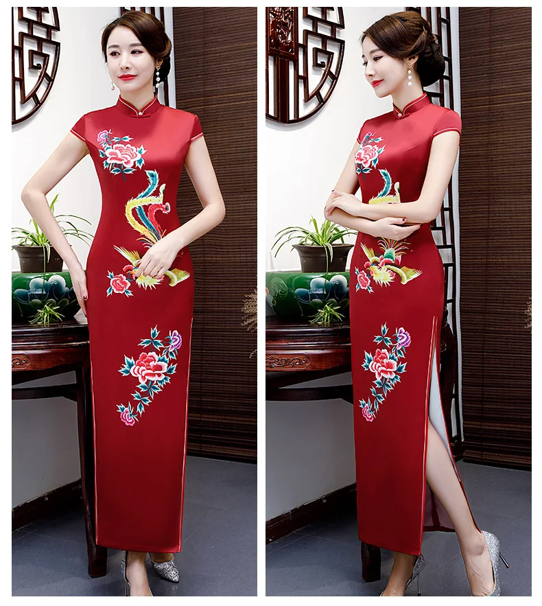 Shanghai Story New Sale Red Qipao Long Chinese Dress Ladies Cheongsam Qipao Dress for Women
Shanghai Story New Sale Red Qipao Long Chinese Dress Ladies Cheongsam Qipao Dress for Women