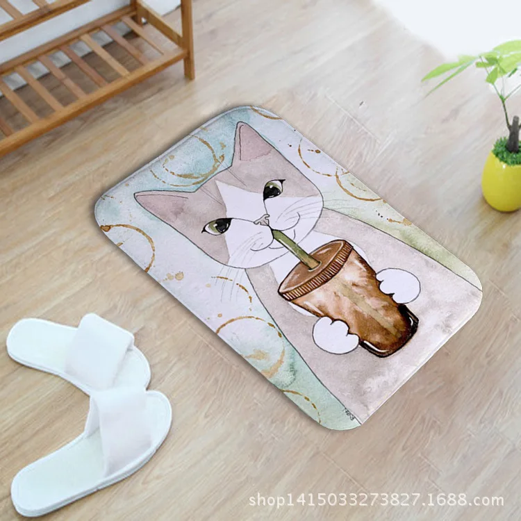 Bathroom Bath Mat Coral Fleece 40*60cm Hallway Welcome Mat Door Mat Anti Slip Toilet Rugs Cute Cat Floor Carpet for Kids Bedroom
Bathroom Bath Mat Coral Fleece 40*60cm Hallway Welcome Mat Door Mat Anti Slip Toilet Rugs Cute Cat Floor Carpet for Kids Bedroom