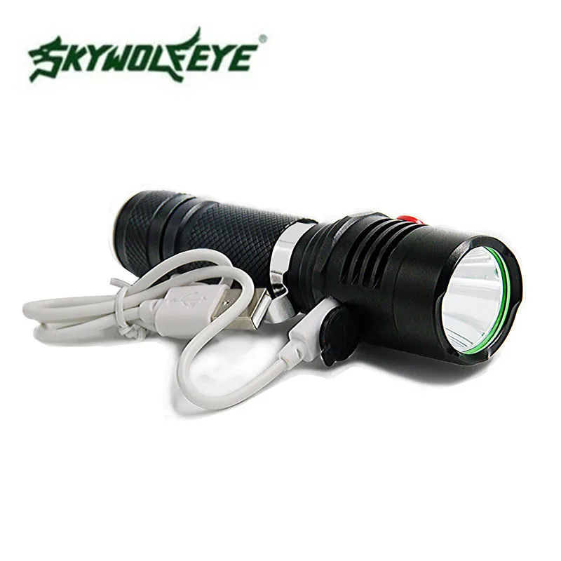 Супер яркий зум 5 режимов CREE светодиодсветодиодный подсветка USB Перезаряжаемый