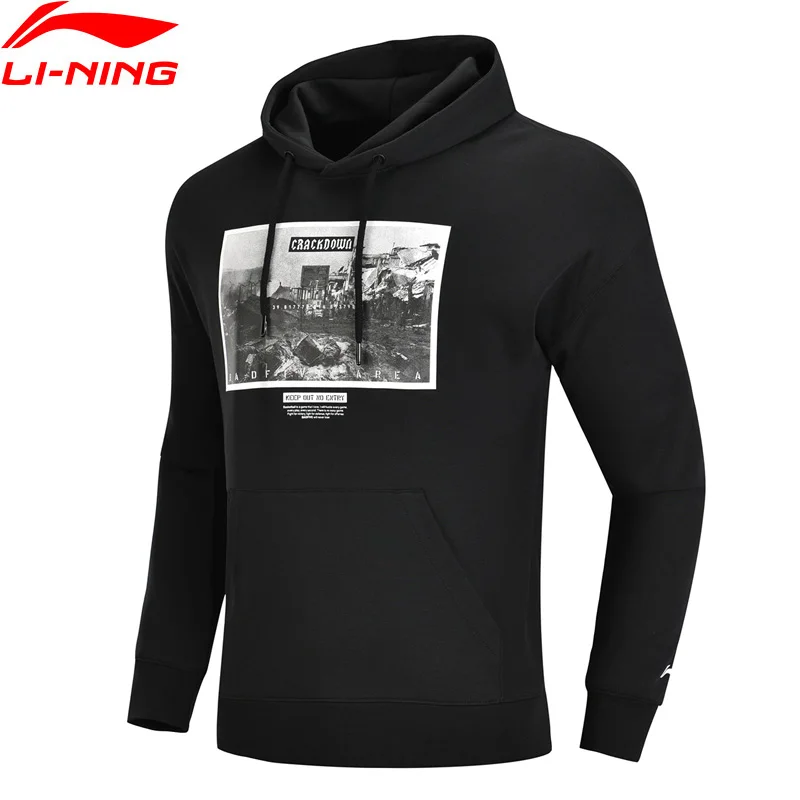 Мужская баскетбольная Толстовка Li Ning BAD FIVE свитер из 82% хлопка 18% полиэстера