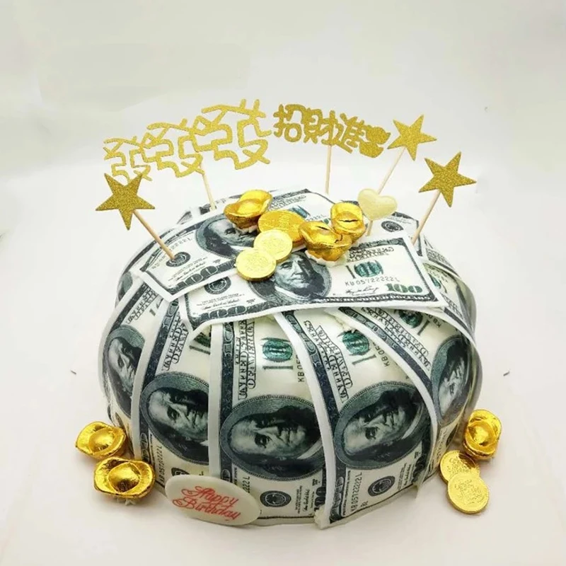 Money USD Dollar, GBP, Rupee, EUR Edible Wafer Paper for Cake Decorating, 36pcs Customized Wafer Transfer Cake Paper
Money USD Dollar, GBP, Rupee, EUR Edible Wafer Paper for Cake Decorating, 36pcs Customized Wafer Transfer Cake Paper
