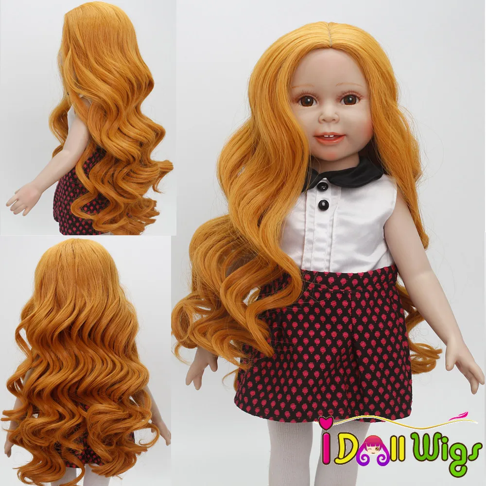 High Temperature Fiber Long Wavy Light Brown Hair Wigs for 18'' Height American Doll MUZIWIG Hair
High Temperature Fiber Long Wavy Light Brown Hair Wigs for 18'' Height American Doll MUZIWIG Hair