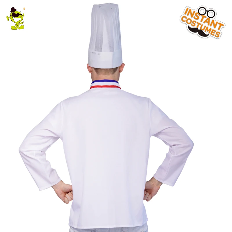 Men's Chef Costumes with Hat Carnival Party Role Playing Fancy Dress Up Halloween Cosplay Career Costume for Adult Male
Men's Chef Costumes with Hat Carnival Party Role Playing Fancy Dress Up Halloween Cosplay Career Costume for Adult Male