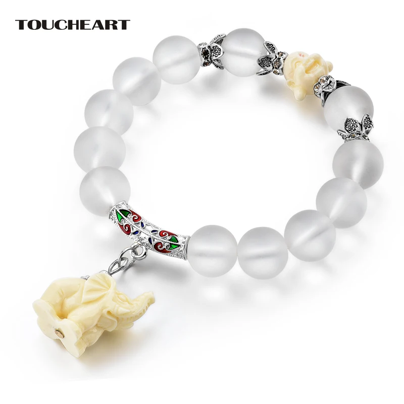 TOUCHEART Elephant Glass Bead Bracelet & Bangles Charm For Women Girl Luxury Brand Jewelry Making Friendship Bracelets SBR180013
TOUCHEART Elephant Glass Bead Bracelet & Bangles Charm For Women Girl Luxury Brand Jewelry Making Friendship Bracelets SBR180013