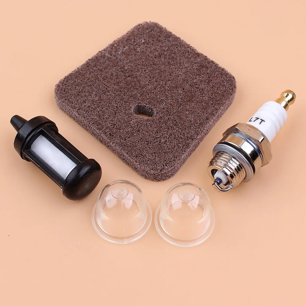 Air Fuel Filter Spark Plug For Stihl FS38 FS45 FS46 FS55 HS45 FC55 KM55 Trimmer w/ Primer Bulb
Air Fuel Filter Spark Plug For Stihl FS38 FS45 FS46 FS55 HS45 FC55 KM55 Trimmer w/ Primer Bulb