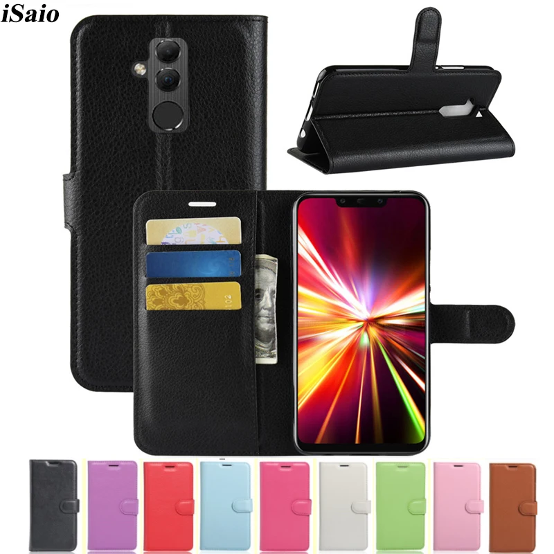 Чехол бумажник для Huawei Mate 20 Lite откидной из искусственной кожи чехол SNE LX1 Mate20 Capas lite