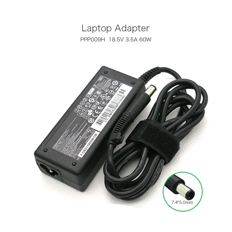 Оригинальное зарядное устройство для ноутбука HP G6, G56, CQ60, DV6, PPP009H, PPP009D, 18,5 в, 7,4 А, 65 Вт, 5,0 х мм
Оригинальное зарядное устройство для ноутбука HP G6, G56, CQ60, DV6, PPP009H, PPP009D, 18,5 в, 7,4 А, 65 Вт, 5,0 х мм