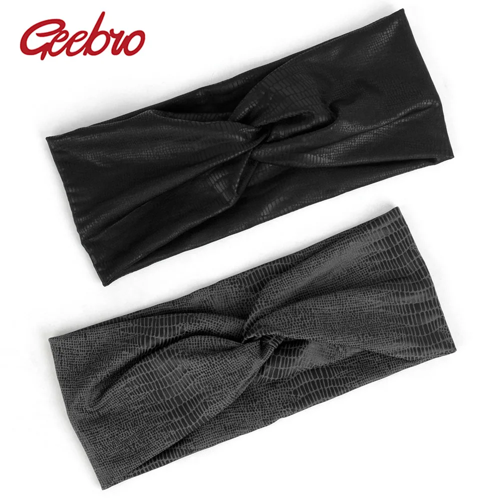 Geebro Cross Knot Headband For Women Crocodile Pattern Female Cotton Stretchy Hairbands Accessories Turban Twist Headwear AQ006
Geebro Cross Knot Headband For Women Crocodile Pattern Female Cotton Stretchy Hairbands Accessories Turban Twist Headwear AQ006