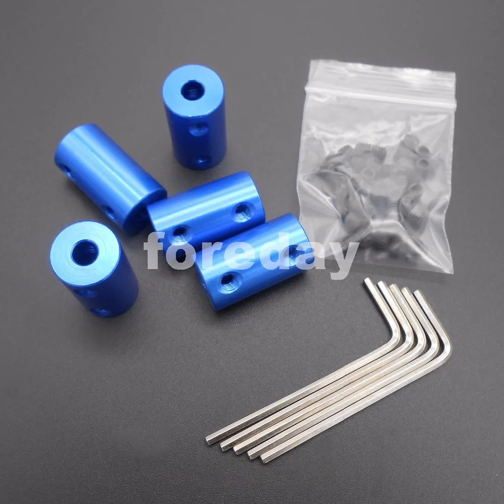 10PCS 7 to 8 mm BLUE Aluminum alloy Coupling Coupler Screw Hole diameter 4mm L: 25mm Out-Dia:14mm BLUE *FD435X10
10PCS 7 to 8 mm BLUE Aluminum alloy Coupling Coupler Screw Hole diameter 4mm L: 25mm Out-Dia:14mm BLUE *FD435X10