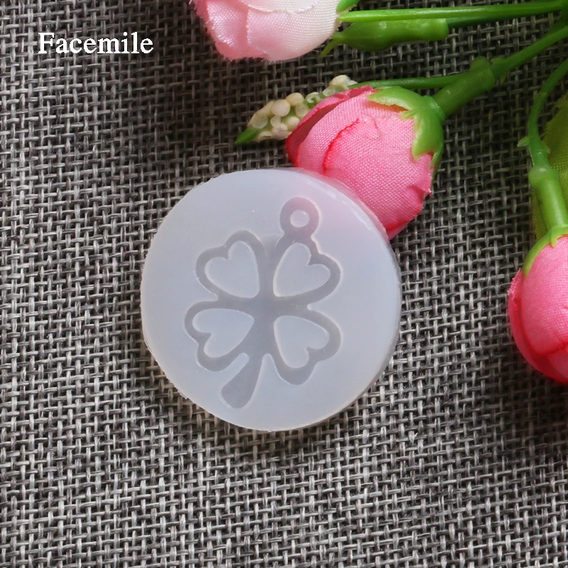 Facemile 1PCS Four Leaf Clover Pendant Silicone Mold DIY Resin Jewelry Necklace Pendant Mold Crystal Epoxy Silicone Mold
Facemile 1PCS Four Leaf Clover Pendant Silicone Mold DIY Resin Jewelry Necklace Pendant Mold Crystal Epoxy Silicone Mold