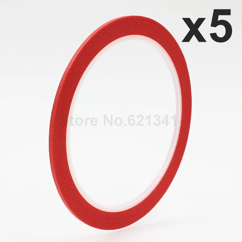 5Rolls Red 2mm x 25m Draping Tape Pattern Making Supplies Masking Tape & Nail Art Tape Free Shipping
5Rolls Red 2mm x 25m Draping Tape Pattern Making Supplies Masking Tape & Nail Art Tape Free Shipping