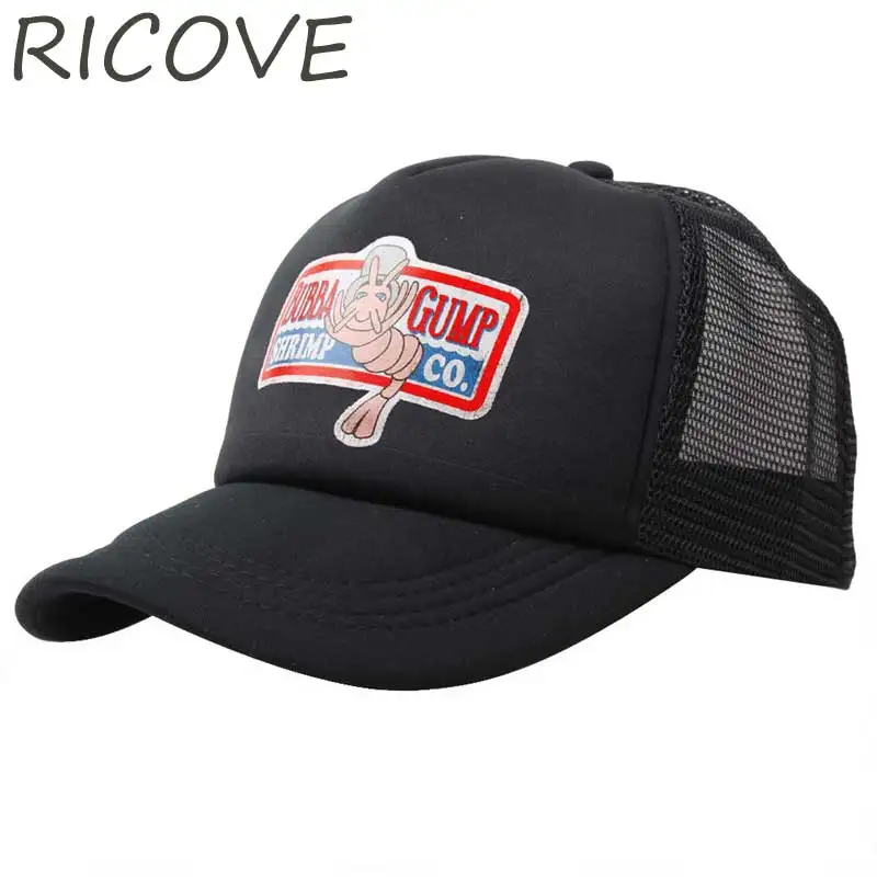 Bubba Gump Дальнобойщик Кепка Форрест Гамп папа шляпа бейсболка s Snapback хип хоп