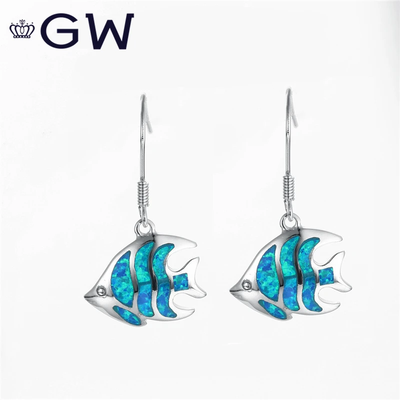 2019 Chic Earring Jewelry Blue Fire Opal Tropical Fish Drop Earrings Women Party Ear Hook Dangle Sterling 925 Earring Jewelry
2019 Chic Earring Jewelry Blue Fire Opal Tropical Fish Drop Earrings Women Party Ear Hook Dangle Sterling 925 Earring Jewelry