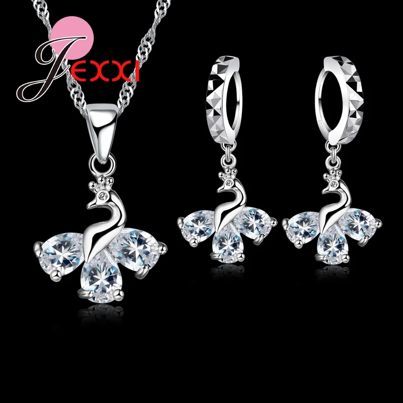 Hot Sales Free Shipping High Quality 925 Sterling Silver Elegant Swan Jewelry Sets CZ Zircon Necklace Earrings Set
Hot Sales Free Shipping High Quality 925 Sterling Silver Elegant Swan Jewelry Sets CZ Zircon Necklace Earrings Set