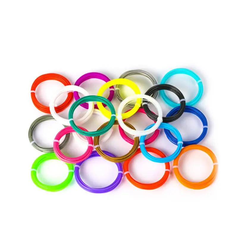 5M 20 Colors 3D Printing Drawing Pen ABS Filament 1.75mm Plastic Printer Tool safety No Pollution
5M 20 Colors 3D Printing Drawing Pen ABS Filament 1.75mm Plastic Printer Tool safety No Pollution