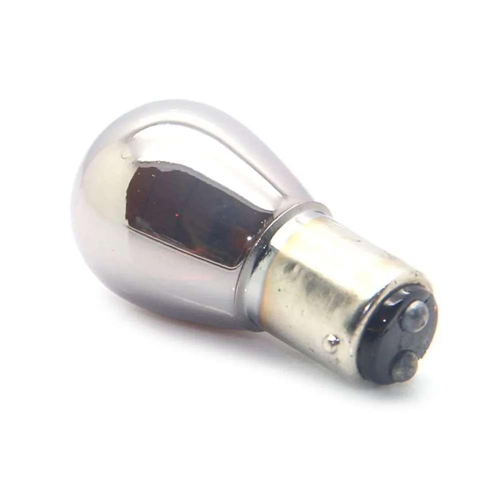 10 шт./лот ba15s1156 1129 1157 BA15S PY21W S25 BAU15s BAY15D хромированные Stealth серебряные лампы для
