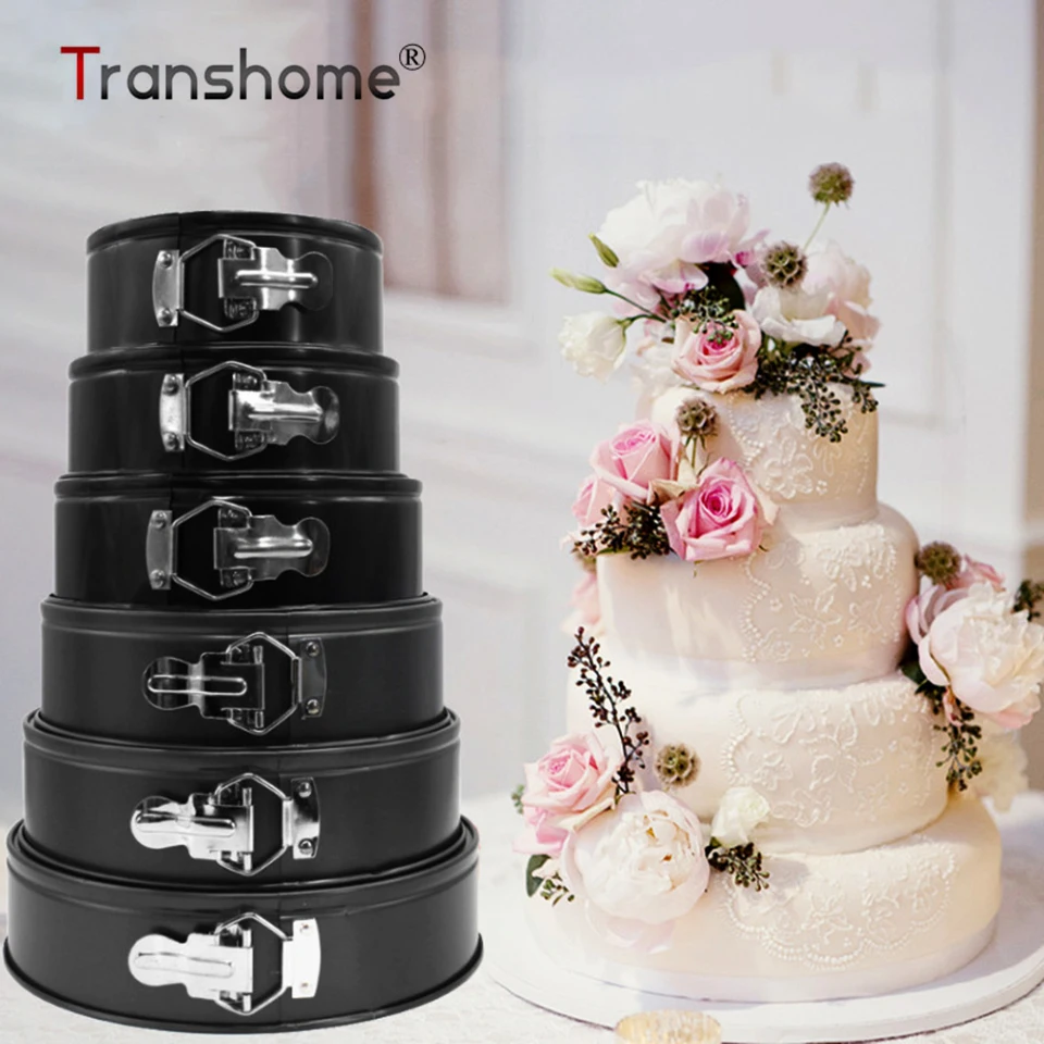 Transhome Baking Tools For Cakes Carbon Steel Non-stick Cake Pan Christmas Cake Decorating Molds Wedding Party Springform Pan
Transhome Baking Tools For Cakes Carbon Steel Non-stick Cake Pan Christmas Cake Decorating Molds Wedding Party Springform Pan