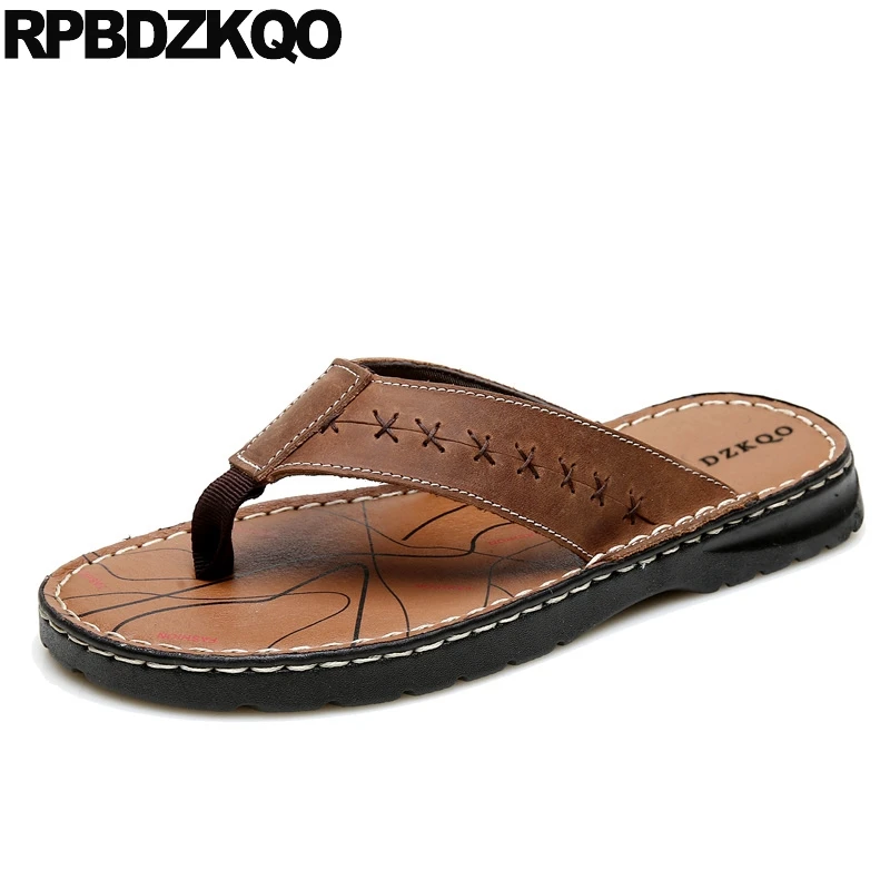 Brown Shoes Native Slippers Flip Flop Flat Men Sandals Leather Summer Plus Size Slides Beach Water 14 Waterproof Fashion 13
Brown Shoes Native Slippers Flip Flop Flat Men Sandals Leather Summer Plus Size Slides Beach Water 14 Waterproof Fashion 13