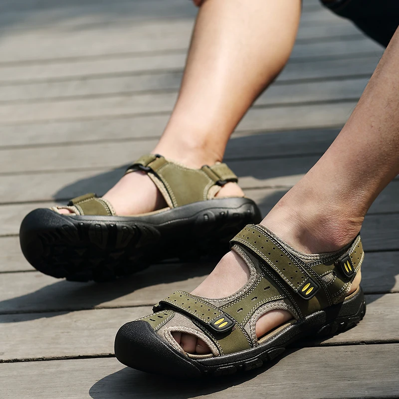 2019 new summer men's sandals casual breathable leather shoes man beach sandal big size 38-47 shoe male outdoor sandals for men
2019 new summer men's sandals casual breathable leather shoes man beach sandal big size 38-47 shoe male outdoor sandals for men