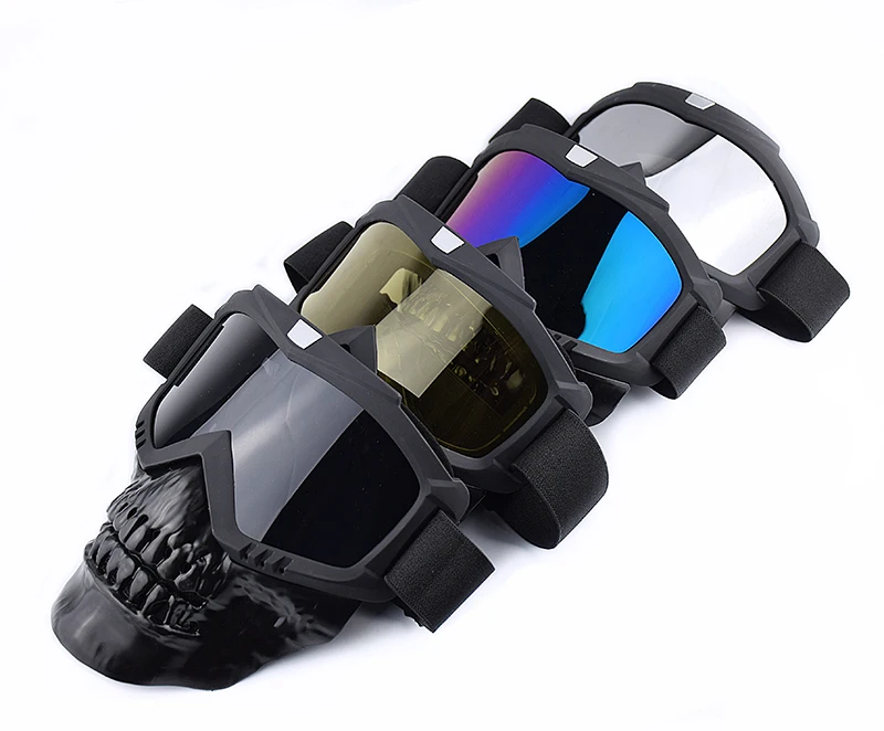 MJMOTO Skull Motorcycle Face Mask Goggles Detachable Modular Goggles Mask Vintage open face Motorcycle Helmet Motorcycle Glasses
MJMOTO Skull Motorcycle Face Mask Goggles Detachable Modular Goggles Mask Vintage open face Motorcycle Helmet Motorcycle Glasses
