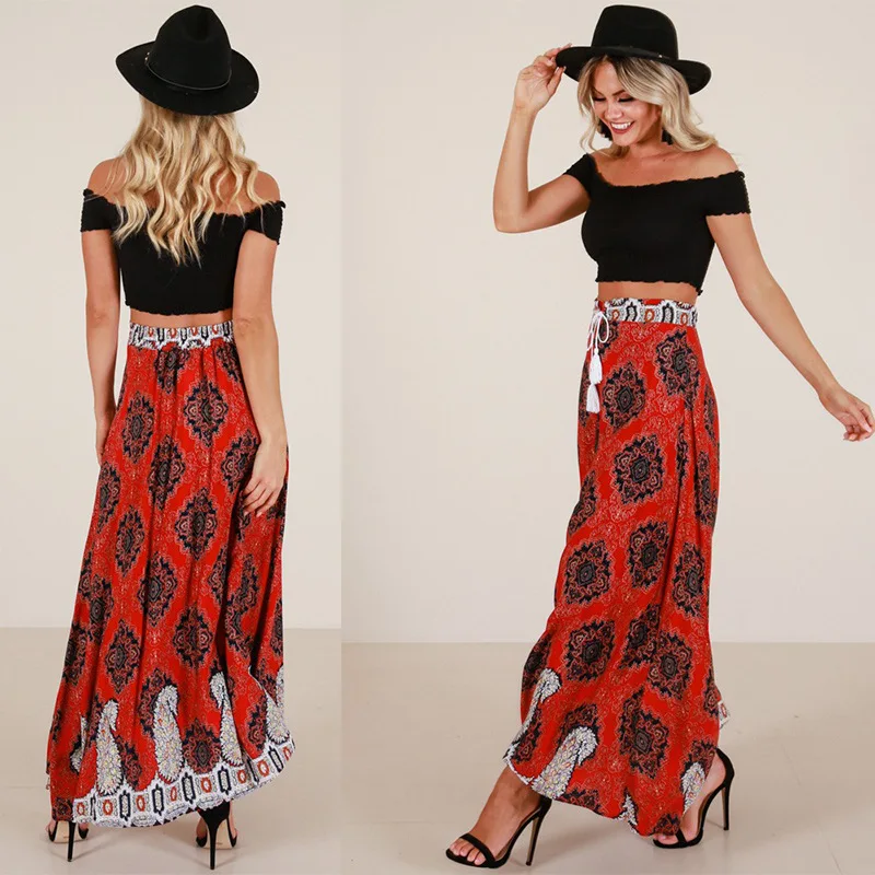 Women's high-waist skirts casual women's skirts hot bohemian loose women's skirts slim printed belts sexy women's skirts
Women's high-waist skirts casual women's skirts hot bohemian loose women's skirts slim printed belts sexy women's skirts