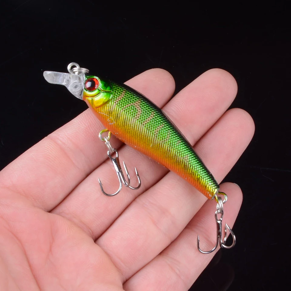1pcs Minnow Fishing Lures 7cm 6.6g Bass Trolling Artificial Hard Bait Crankbait Wobblers 3D Eyes for Fishing Carp Pesca
1pcs Minnow Fishing Lures 7cm 6.6g Bass Trolling Artificial Hard Bait Crankbait Wobblers 3D Eyes for Fishing Carp Pesca