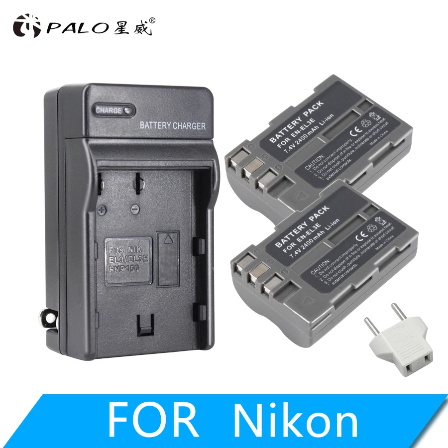 2Pcs EN-EL3E EN EL3E ENEL3E Camera bateria Batteries AKKU + Charger For Nikon D30 D50 D70 D90 D70S
2Pcs EN-EL3E EN EL3E ENEL3E Camera bateria Batteries AKKU + Charger For Nikon D30 D50 D70 D90 D70S